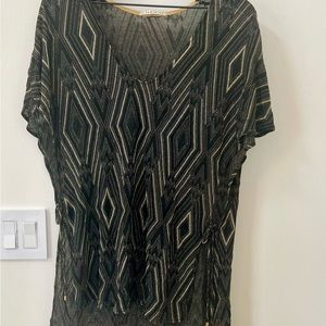 Vitamin A Swim Black Gold Coverup - Women | Size: S Like New